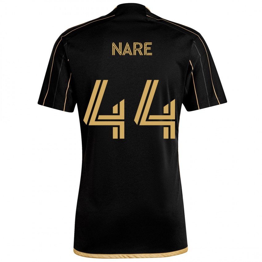 Kinder Thabo Nare #44 Schwarzes Gold Heimtrikot Trikot 2024/25 T-Shirt