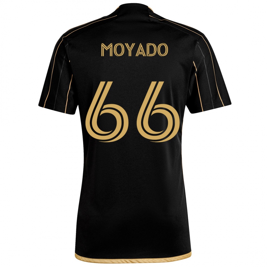 Kinder Bryan Moyado #66 Schwarzes Gold Heimtrikot Trikot 2024/25 T-Shirt