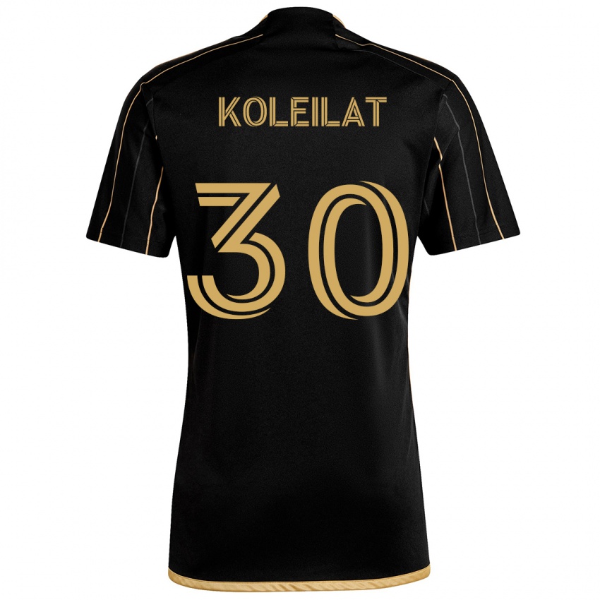 Kinder Jassem Koleilat #30 Schwarzes Gold Heimtrikot Trikot 2024/25 T-Shirt