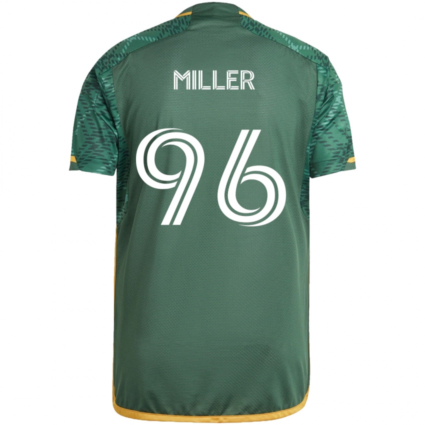 Kinder Carver Miller #96 Grün Orange Heimtrikot Trikot 2024/25 T-Shirt