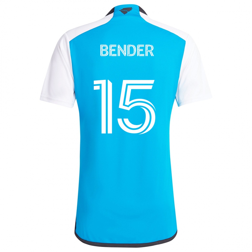 Kinder Ben Bender #15 Blau Weiss Heimtrikot Trikot 2024/25 T-Shirt