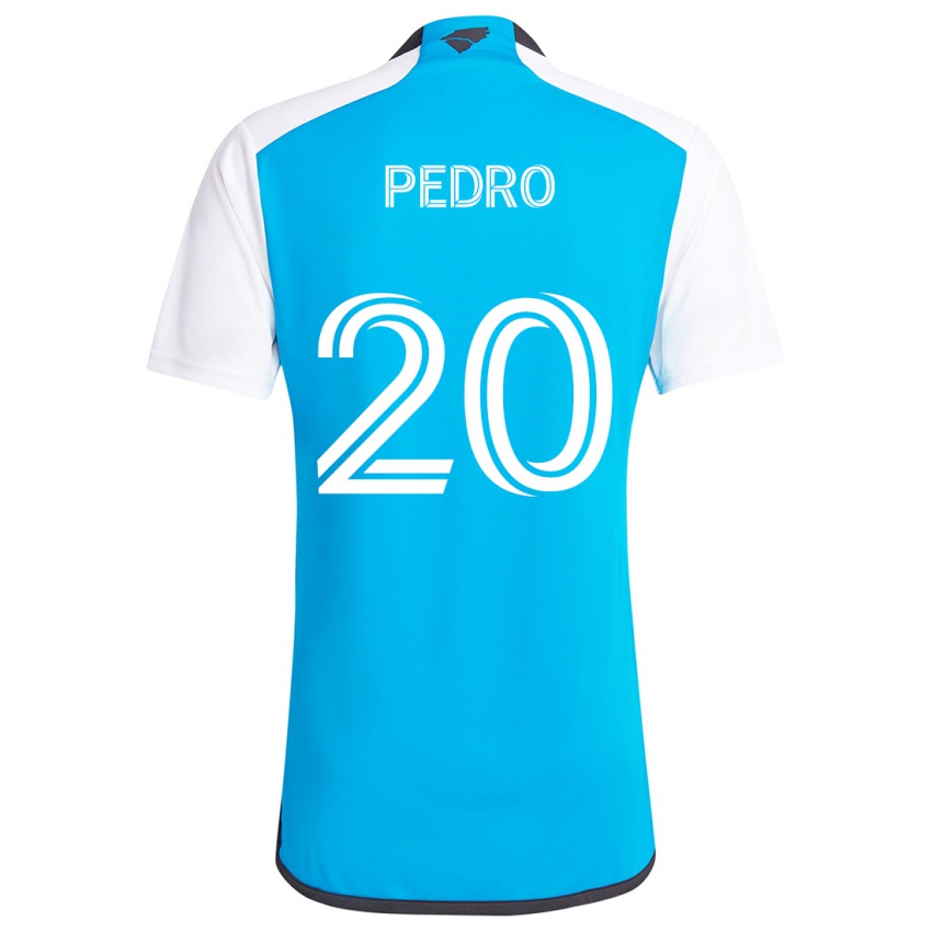 Kinder João Pedro #20 Blau Weiss Heimtrikot Trikot 2024/25 T-Shirt