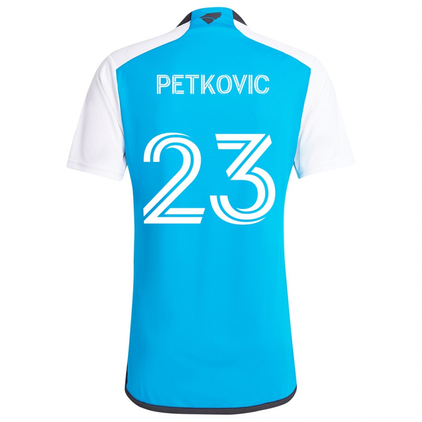 Kinder Nikola Petkovic #23 Blau Weiss Heimtrikot Trikot 2024/25 T-Shirt