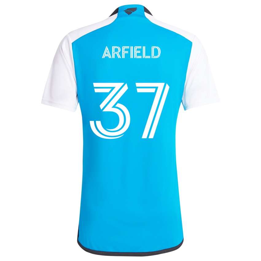 Kinder Scott Arfield #37 Blau Weiss Heimtrikot Trikot 2024/25 T-Shirt