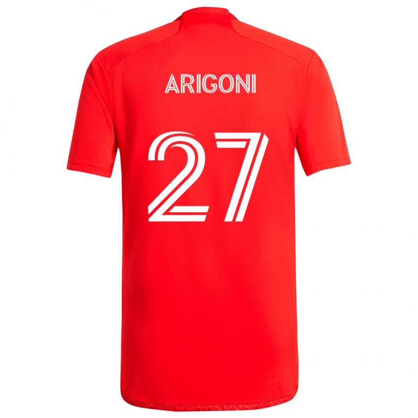 Kinder Allan Arigoni #27 Rot-Weiss Heimtrikot Trikot 2024/25 T-Shirt