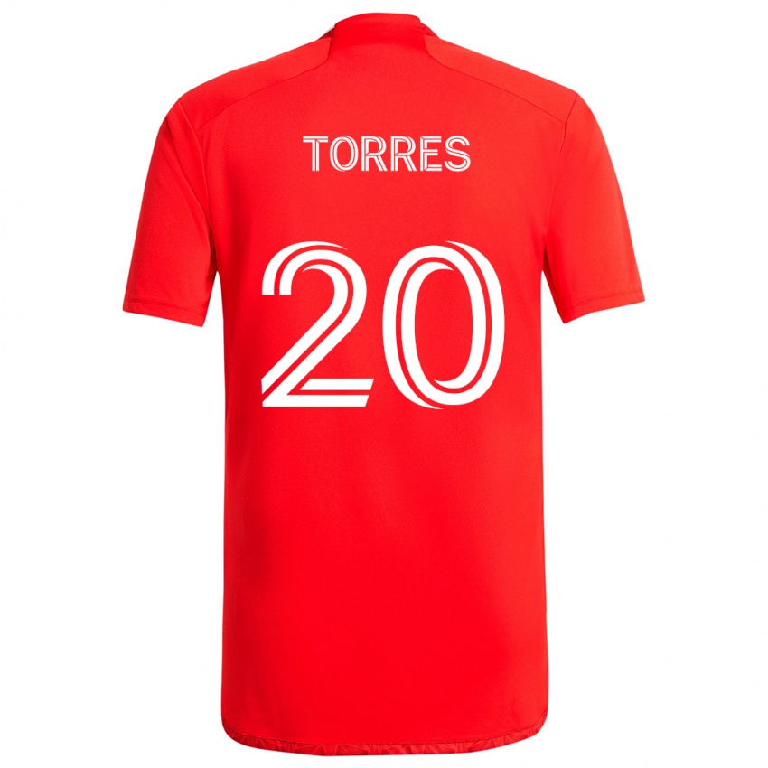 Kinder Jairo Torres #20 Rot-Weiss Heimtrikot Trikot 2024/25 T-Shirt