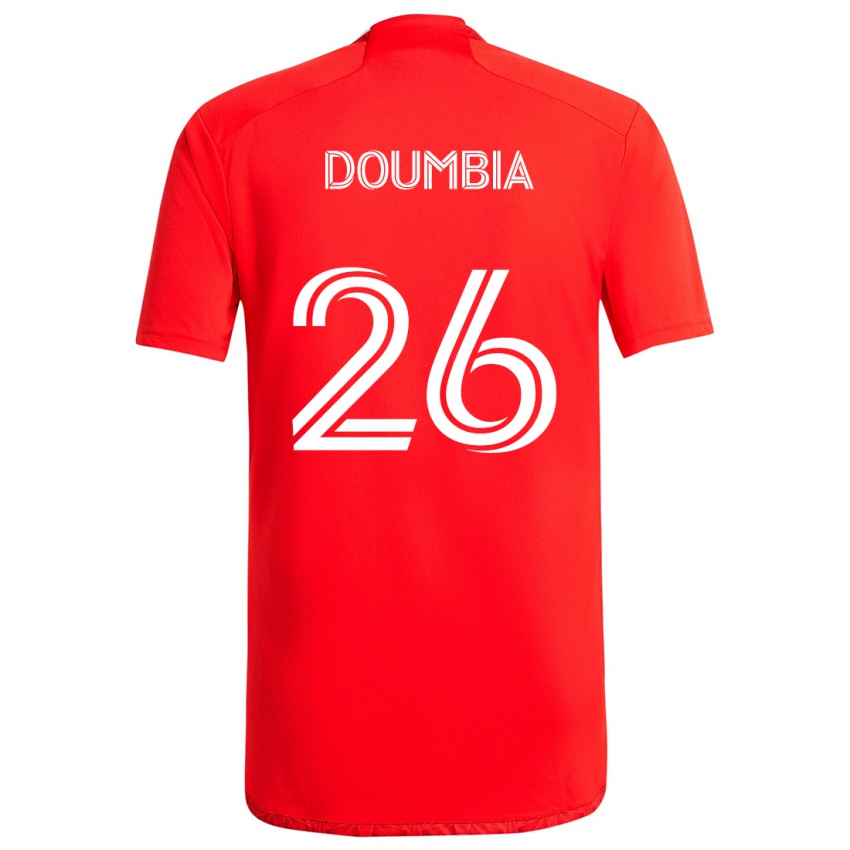 Kinder Ousmane Doumbia #26 Rot-Weiss Heimtrikot Trikot 2024/25 T-Shirt