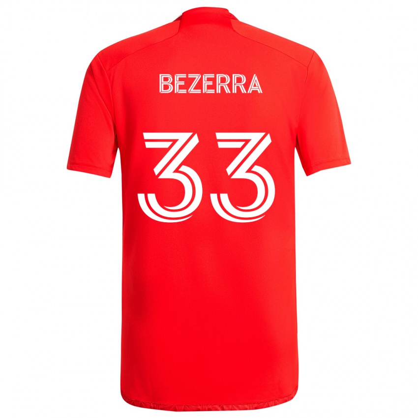 Kinder Victor Bezerra #33 Rot-Weiss Heimtrikot Trikot 2024/25 T-Shirt