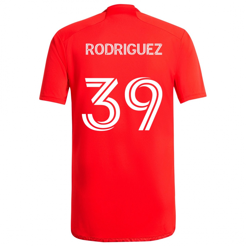 Kinder Allan Rodriguez #39 Rot-Weiss Heimtrikot Trikot 2024/25 T-Shirt