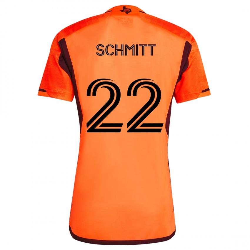 Kinder Tate Schmitt #22 Orange Schwarz Heimtrikot Trikot 2024/25 T-Shirt