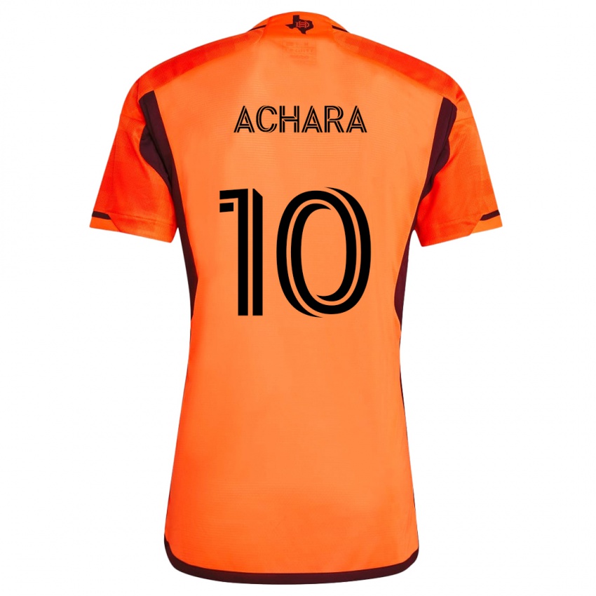 Kinder Ifunanyachi Achara #10 Orange Schwarz Heimtrikot Trikot 2024/25 T-Shirt