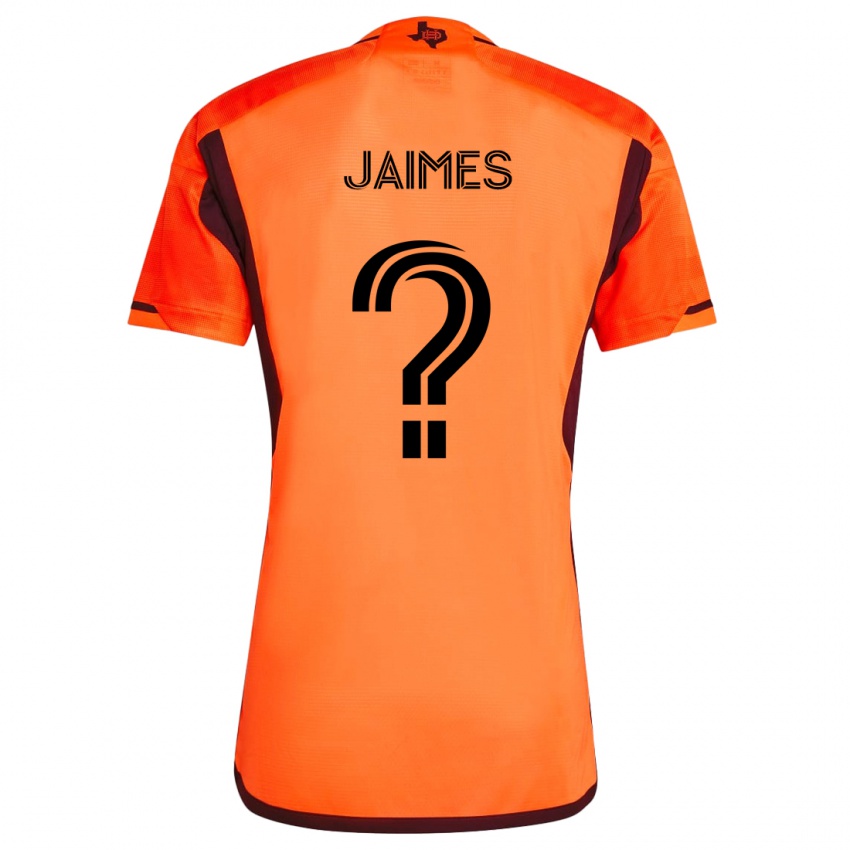 Kinder Angel Jaimes #0 Orange Schwarz Heimtrikot Trikot 2024/25 T-Shirt