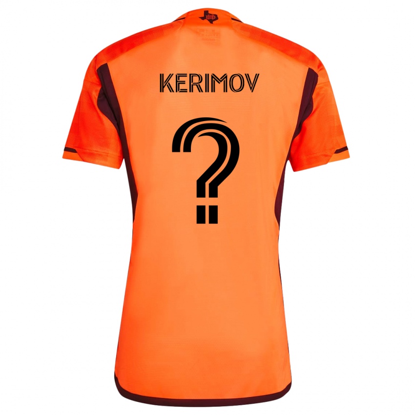 Kinder Roman Kerimov #0 Orange Schwarz Heimtrikot Trikot 2024/25 T-Shirt