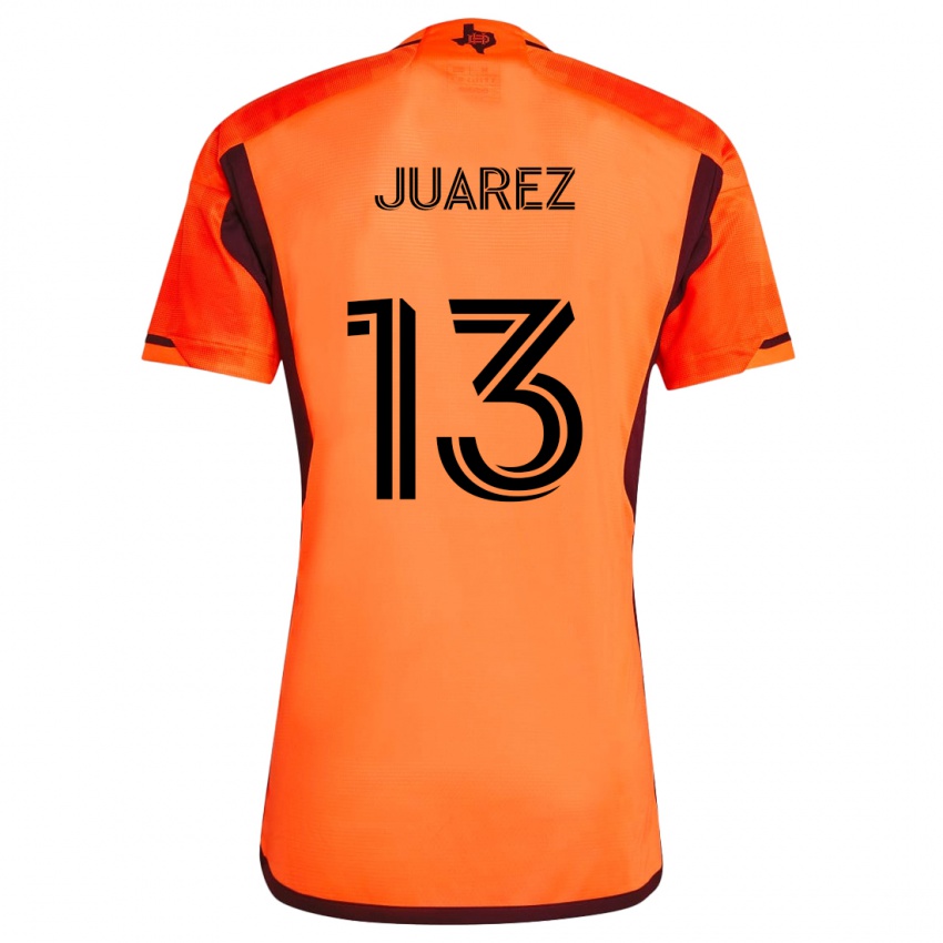 Kinder Jathan Juarez #13 Orange Schwarz Heimtrikot Trikot 2024/25 T-Shirt