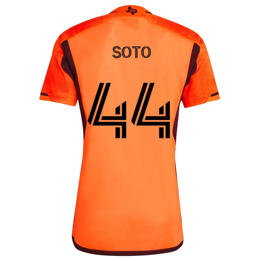 Kinder Ezekiel Soto #44 Orange Schwarz Heimtrikot Trikot 2024/25 T-Shirt