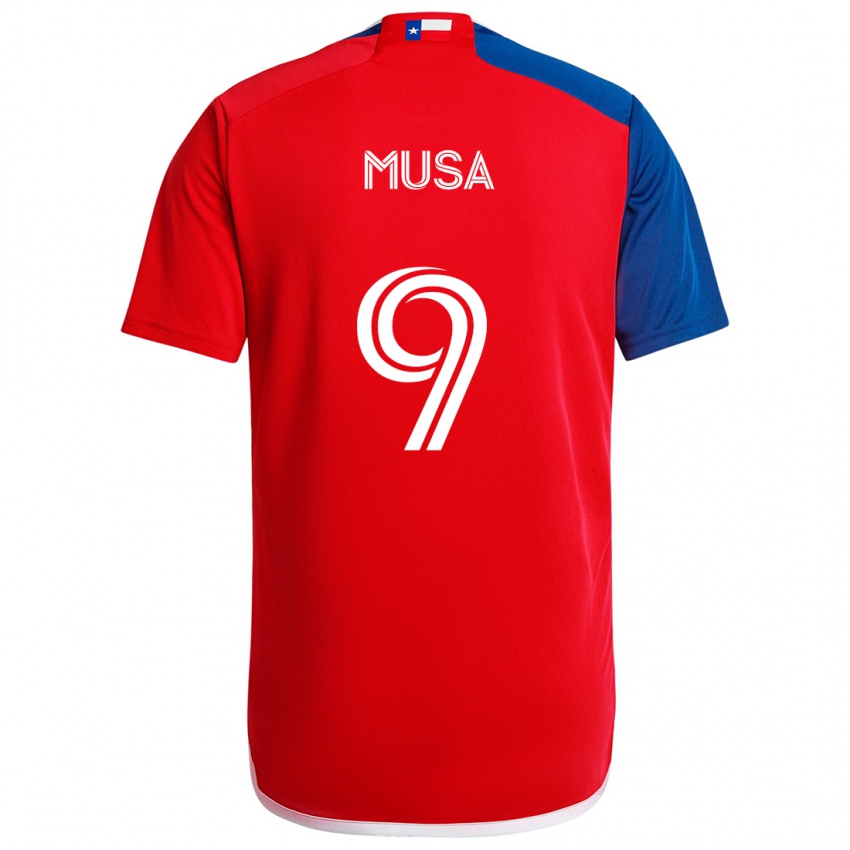 Kinder Petar Musa #9 Blau Rot Heimtrikot Trikot 2024/25 T-Shirt