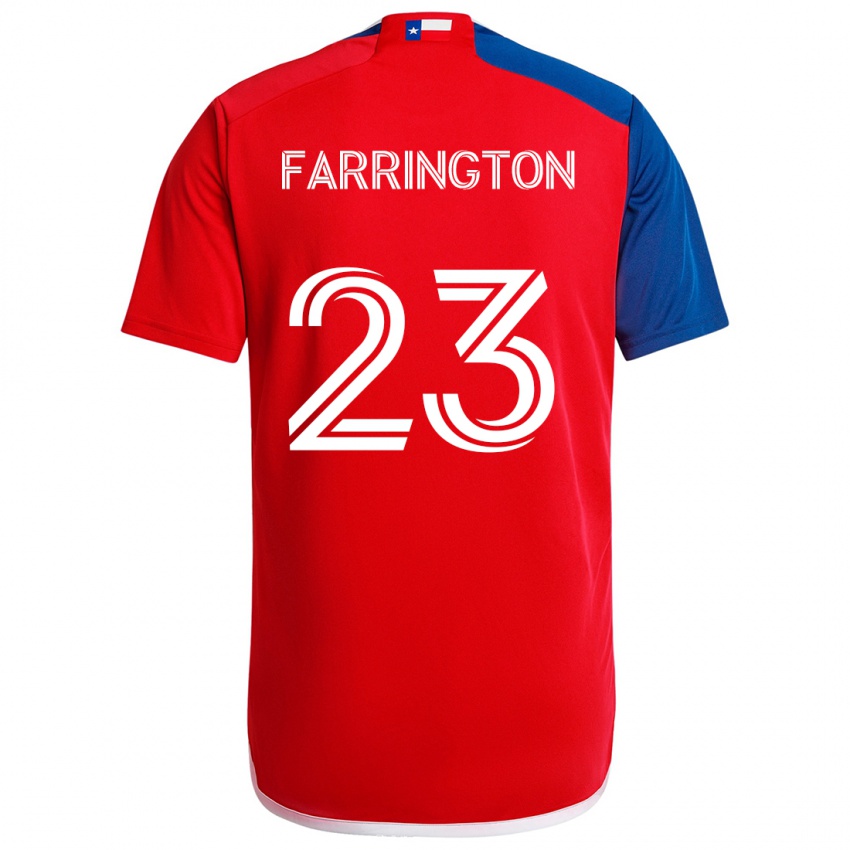 Kinder Logan Farrington #23 Blau Rot Heimtrikot Trikot 2024/25 T-Shirt