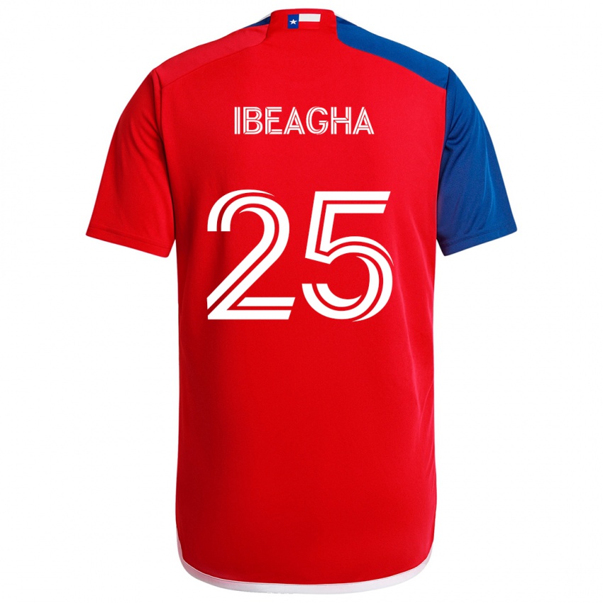 Kinder Sebastien Ibeagha #25 Blau Rot Heimtrikot Trikot 2024/25 T-Shirt