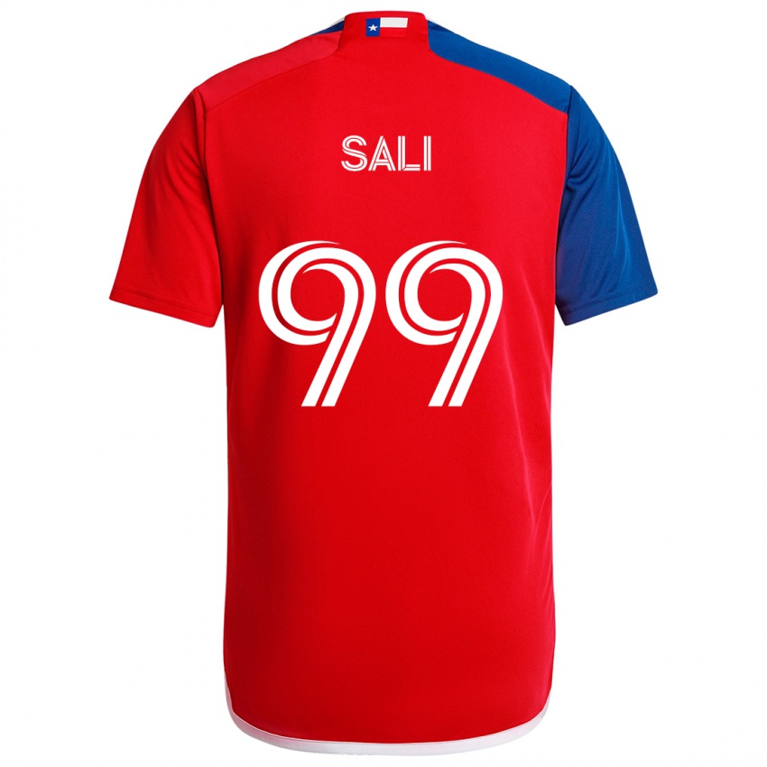 Kinder Enes Sali #99 Blau Rot Heimtrikot Trikot 2024/25 T-Shirt