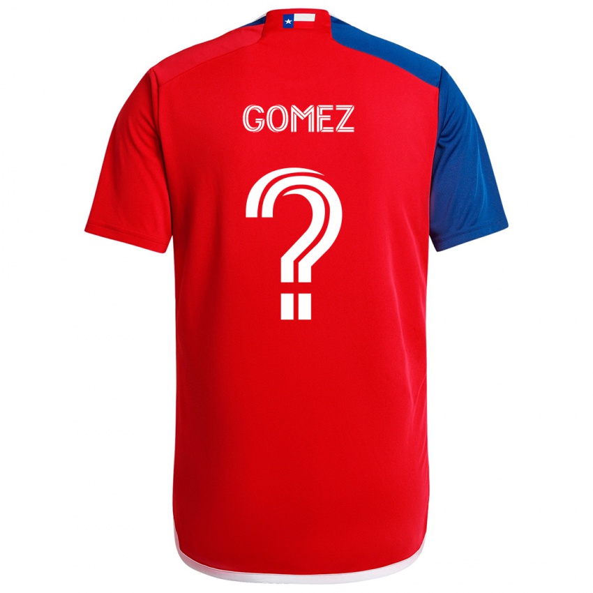 Kinder Victor Gomez #0 Blau Rot Heimtrikot Trikot 2024/25 T-Shirt