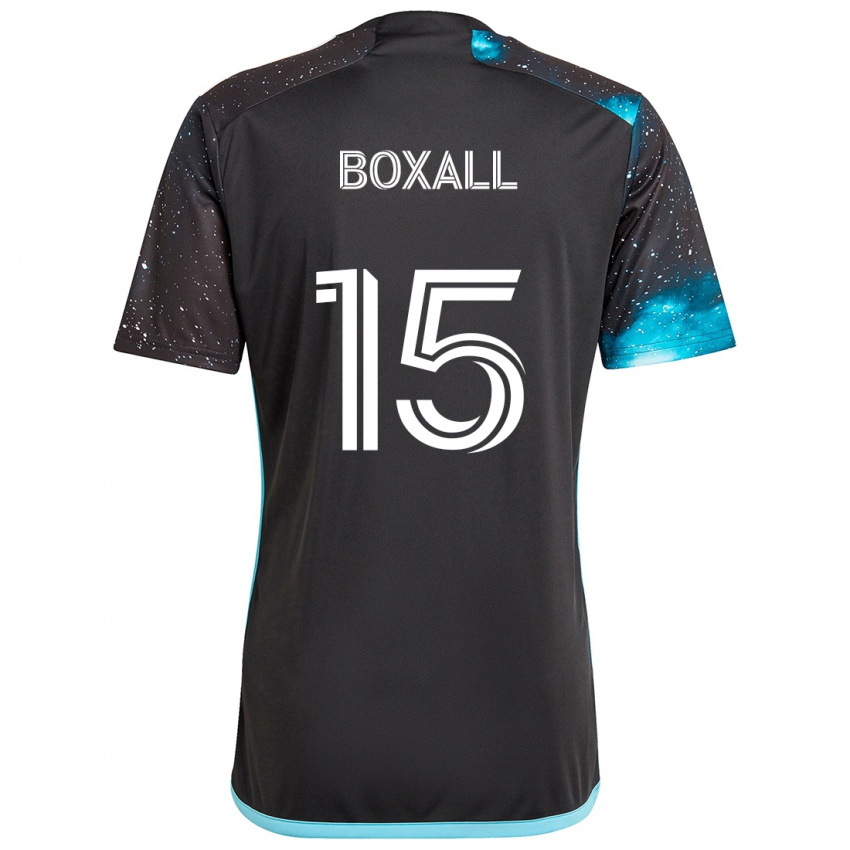 Kinder Michael Boxall #15 Schwarz Blau Heimtrikot Trikot 2024/25 T-Shirt