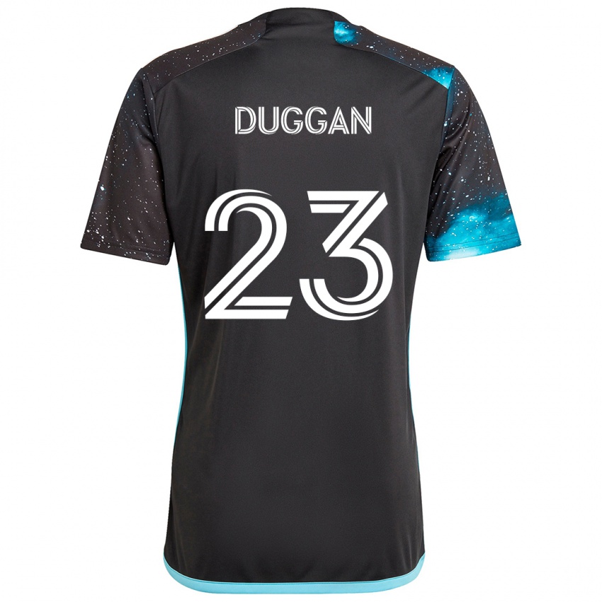 Kinder Morris Duggan #23 Schwarz Blau Heimtrikot Trikot 2024/25 T-Shirt