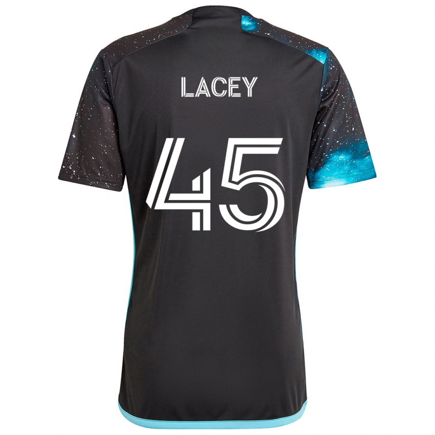 Kinder Kameron Lacey #45 Schwarz Blau Heimtrikot Trikot 2024/25 T-Shirt