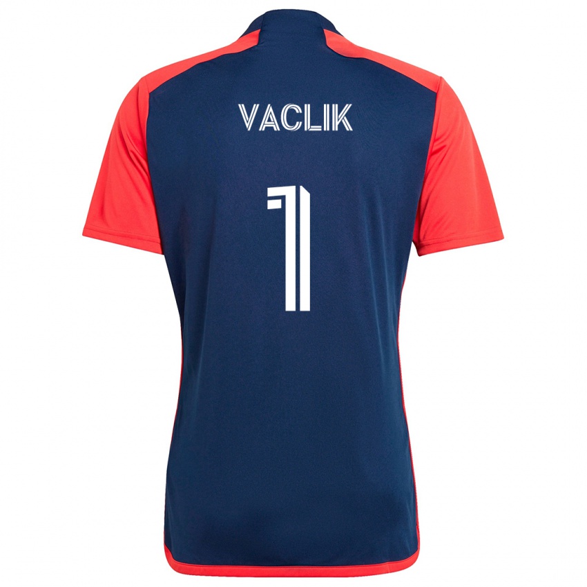 Kinder Tomas Vaclik #1 Blau Rot Heimtrikot Trikot 2024/25 T-Shirt