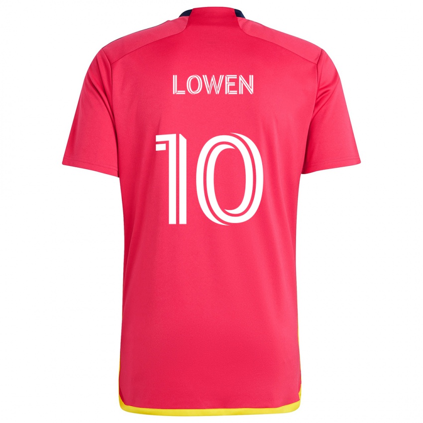 Kinder Eduard Löwen #10 Rot Blau Heimtrikot Trikot 2024/25 T-Shirt