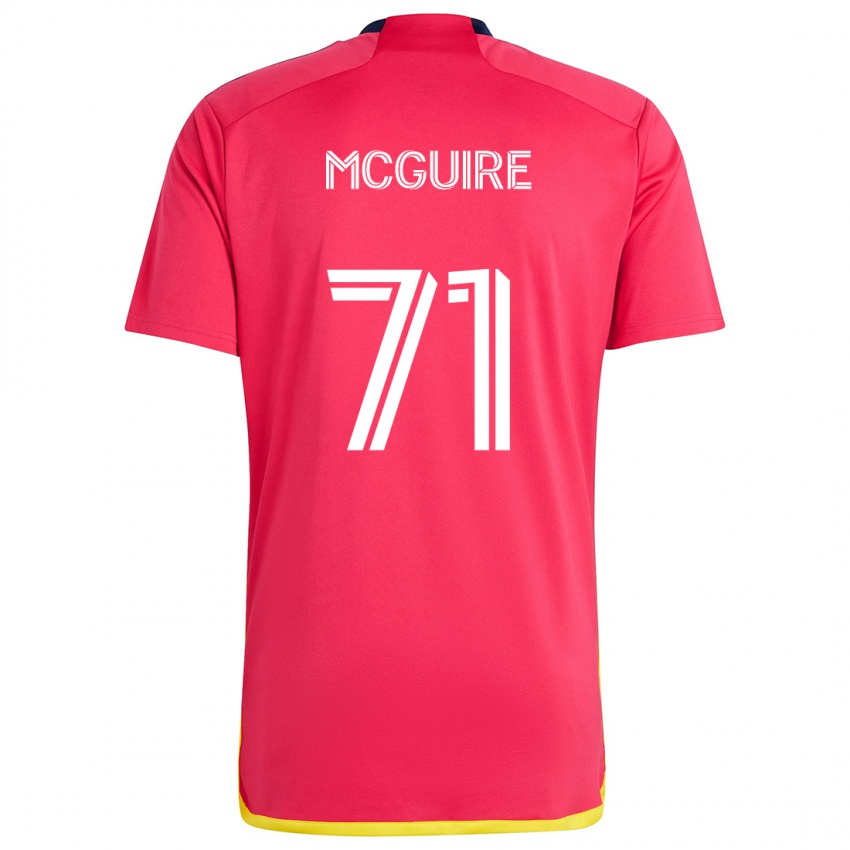 Kinder Nolan Mcguire #71 Rot Blau Heimtrikot Trikot 2024/25 T-Shirt