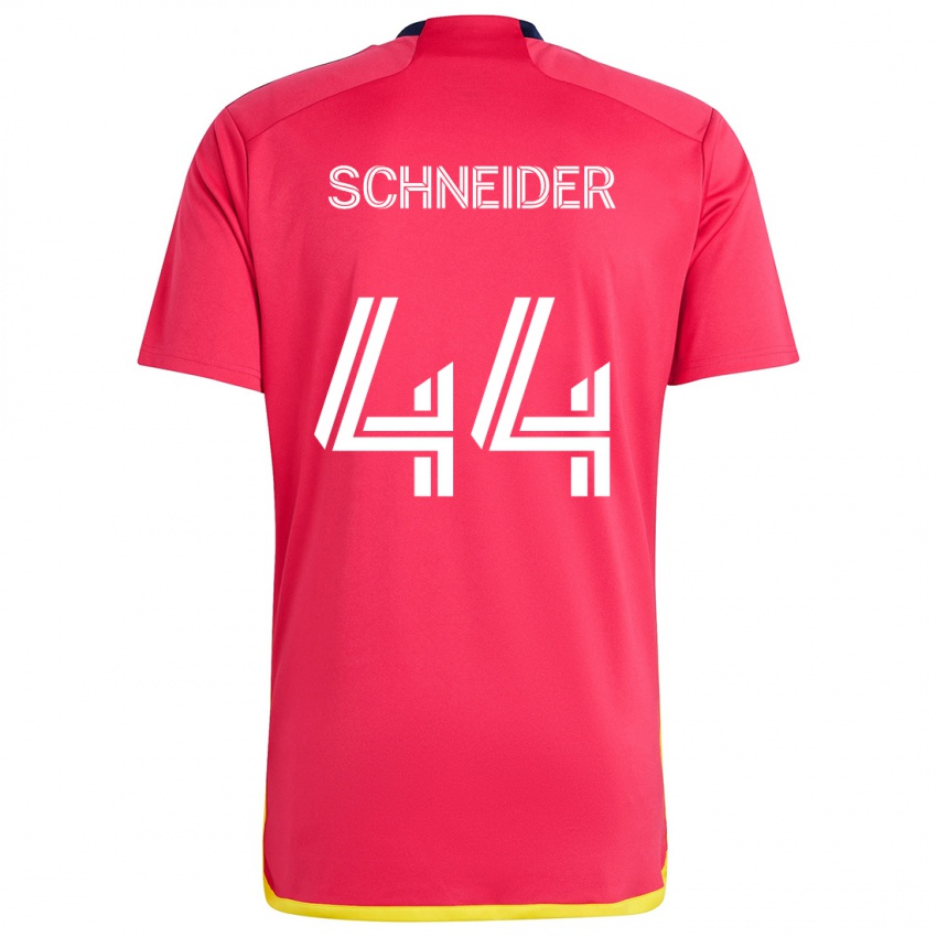 Kinder Max Schneider #44 Rot Blau Heimtrikot Trikot 2024/25 T-Shirt