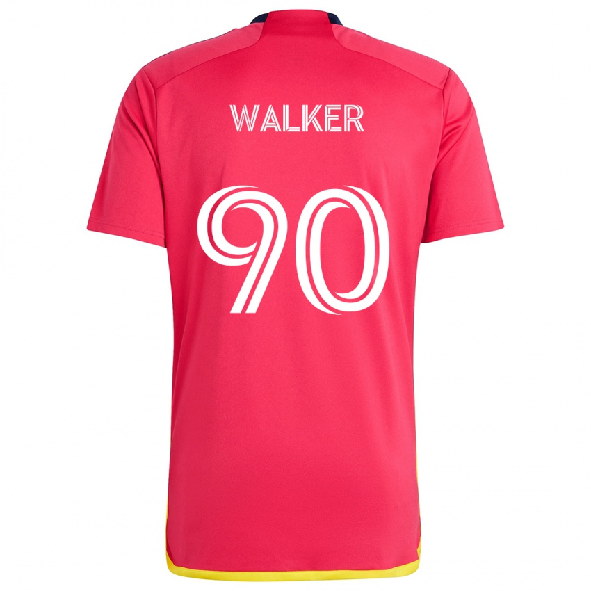 Kinder Eric Walker #90 Rot Blau Heimtrikot Trikot 2024/25 T-Shirt