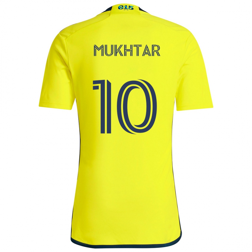 Kinder Hany Mukhtar #10 Gelb Blau Heimtrikot Trikot 2024/25 T-Shirt