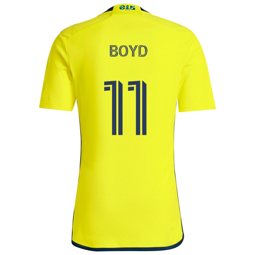 Kinder Tyler Boyd #11 Gelb Blau Heimtrikot Trikot 2024/25 T-Shirt