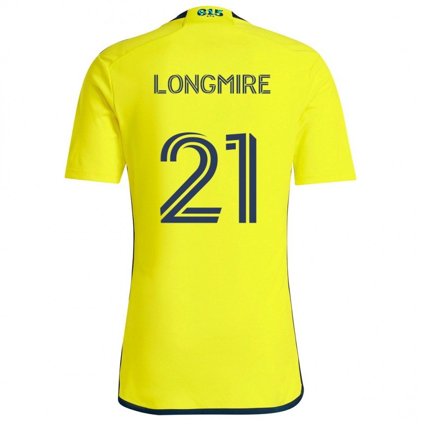 Kinder Ahmed Longmire #21 Gelb Blau Heimtrikot Trikot 2024/25 T-Shirt