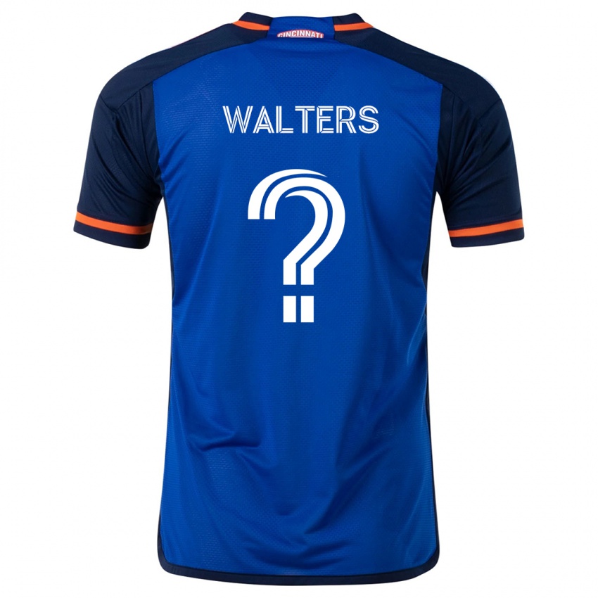 Kinder Paul Walters #0 Blau Weiss Heimtrikot Trikot 2024/25 T-Shirt