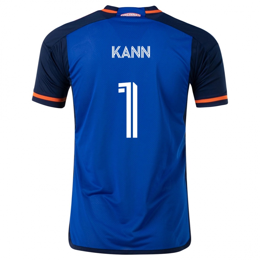 Kinder Alec Kann #1 Blau Weiss Heimtrikot Trikot 2024/25 T-Shirt