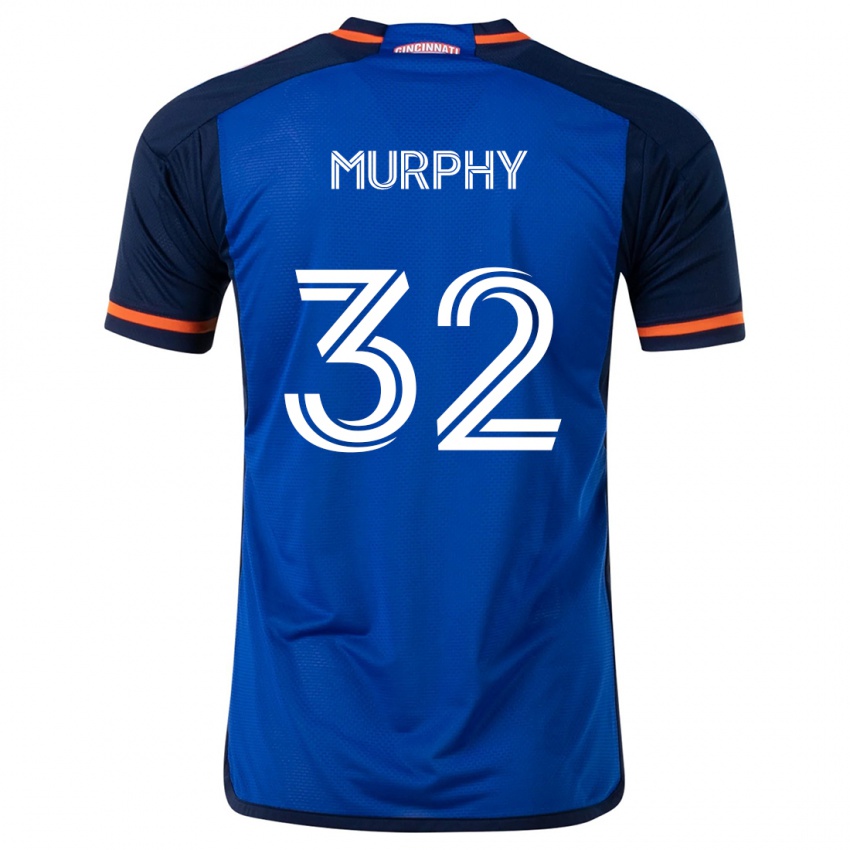 Kinder Ian Murphy #32 Blau Weiss Heimtrikot Trikot 2024/25 T-Shirt