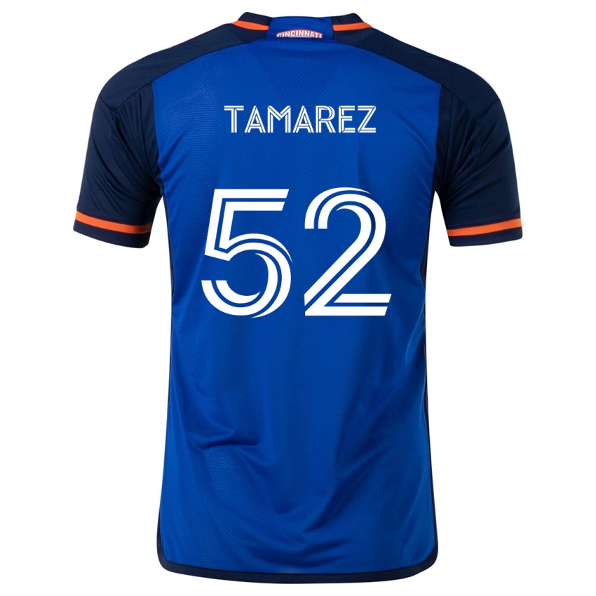 Kinder Lucas Tamarez #52 Blau Weiss Heimtrikot Trikot 2024/25 T-Shirt