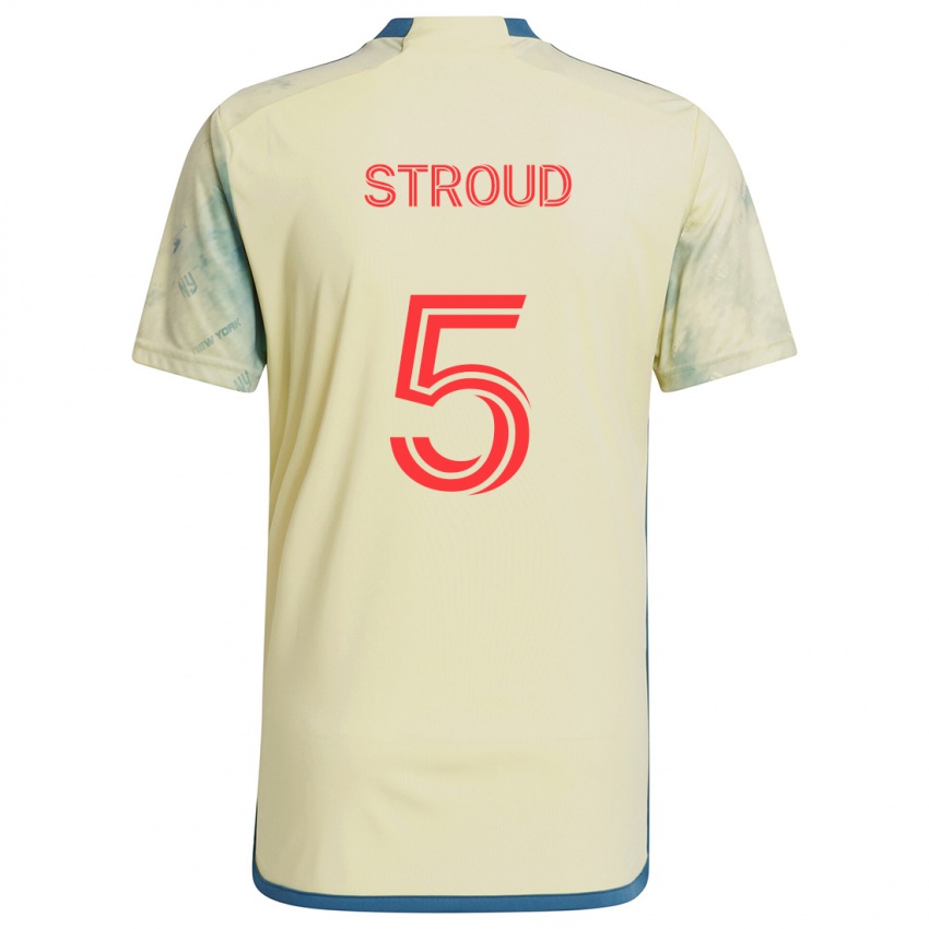 Kinder Peter Stroud #5 Gelb Rot Blau Heimtrikot Trikot 2024/25 T-Shirt