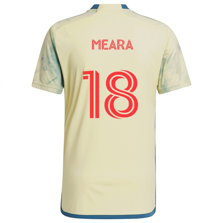 Kinder Ryan Meara #18 Gelb Rot Blau Heimtrikot Trikot 2024/25 T-Shirt