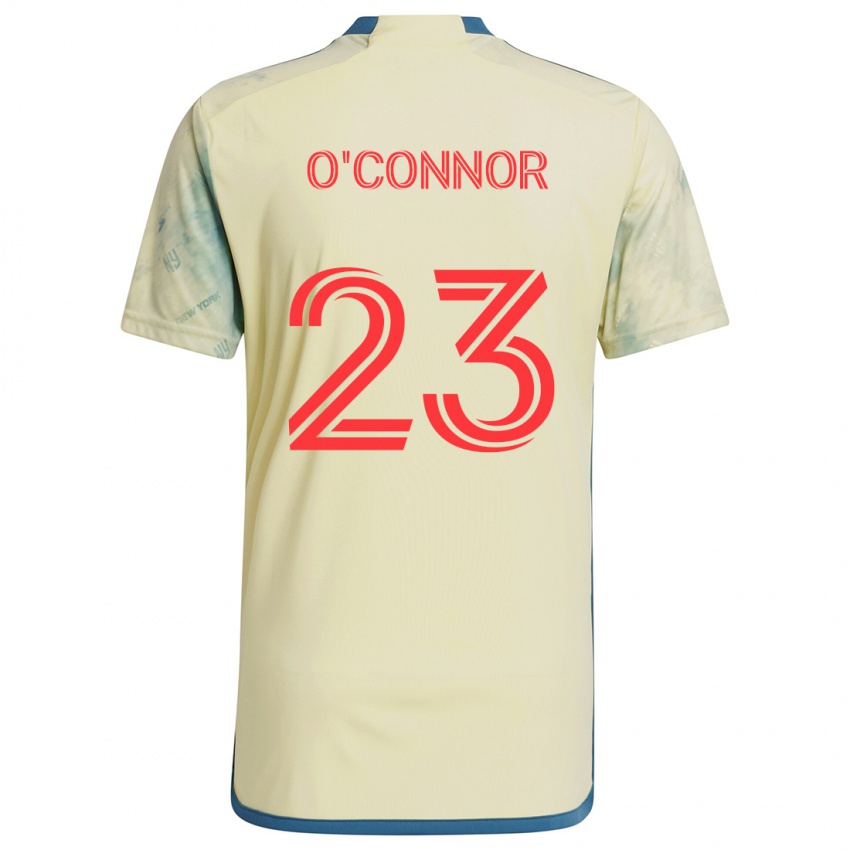 Kinder Aidan O'connor #23 Gelb Rot Blau Heimtrikot Trikot 2024/25 T-Shirt