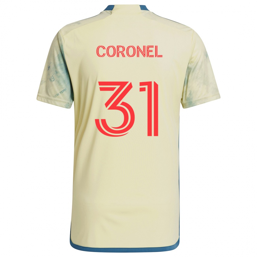 Kinder Carlos Coronel #31 Gelb Rot Blau Heimtrikot Trikot 2024/25 T-Shirt