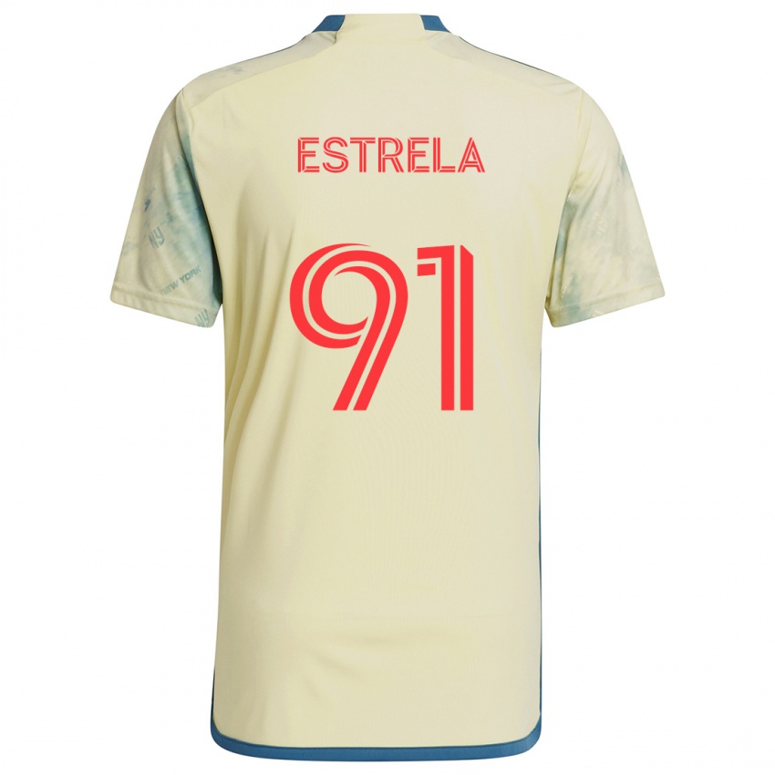 Kinder Bento Estrela #91 Gelb Rot Blau Heimtrikot Trikot 2024/25 T-Shirt