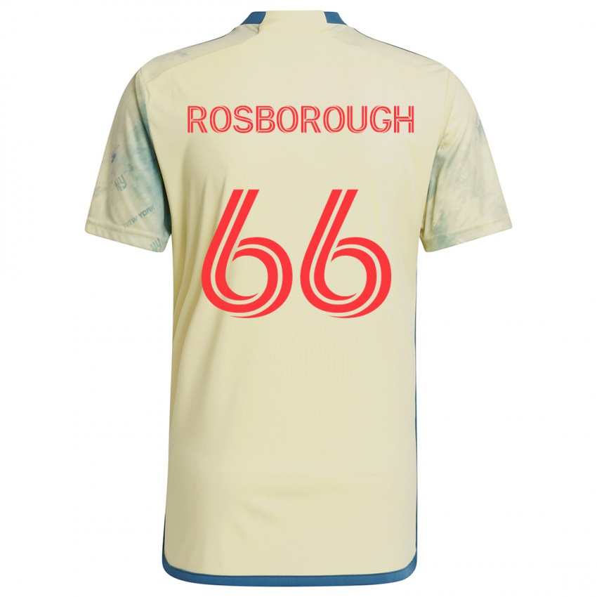 Kinder Tanner Rosborough #66 Gelb Rot Blau Heimtrikot Trikot 2024/25 T-Shirt