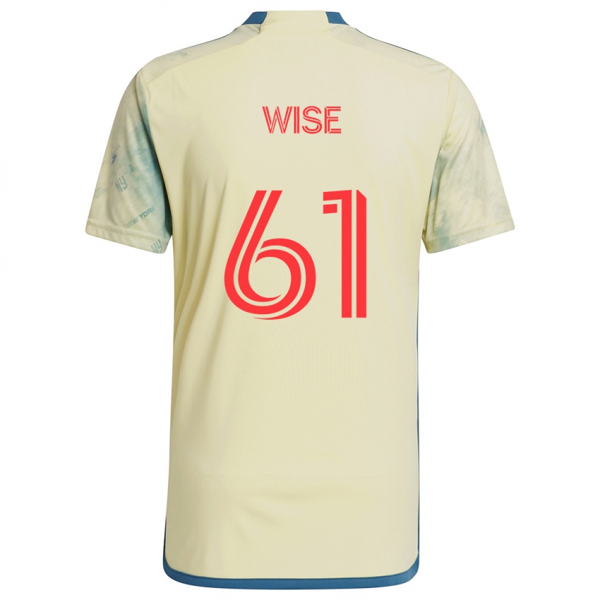 Kinder Henry Wise #61 Gelb Rot Blau Heimtrikot Trikot 2024/25 T-Shirt