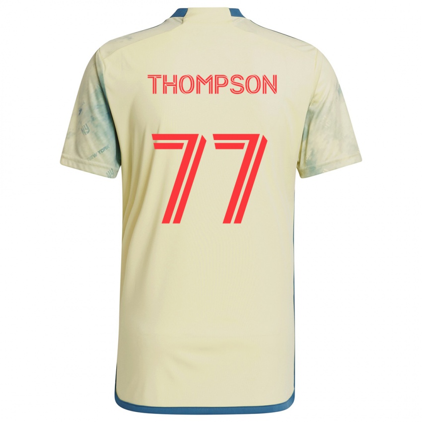 Kinder Amos Shapiro-Thompson #77 Gelb Rot Blau Heimtrikot Trikot 2024/25 T-Shirt