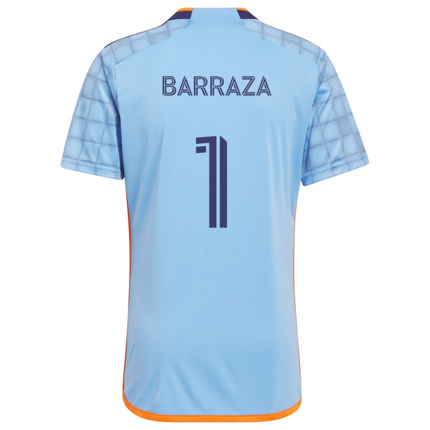 Kinder Luis Barraza #1 Blau Orange Heimtrikot Trikot 2024/25 T-Shirt