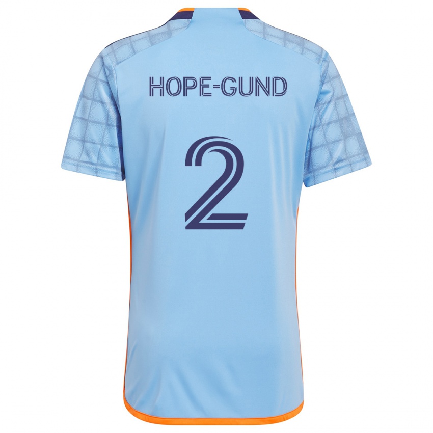 Kinder Rio Hope-Gund #2 Blau Orange Heimtrikot Trikot 2024/25 T-Shirt