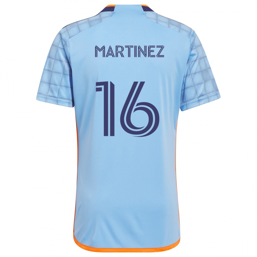 Kinder Alonso Martínez #16 Blau Orange Heimtrikot Trikot 2024/25 T-Shirt